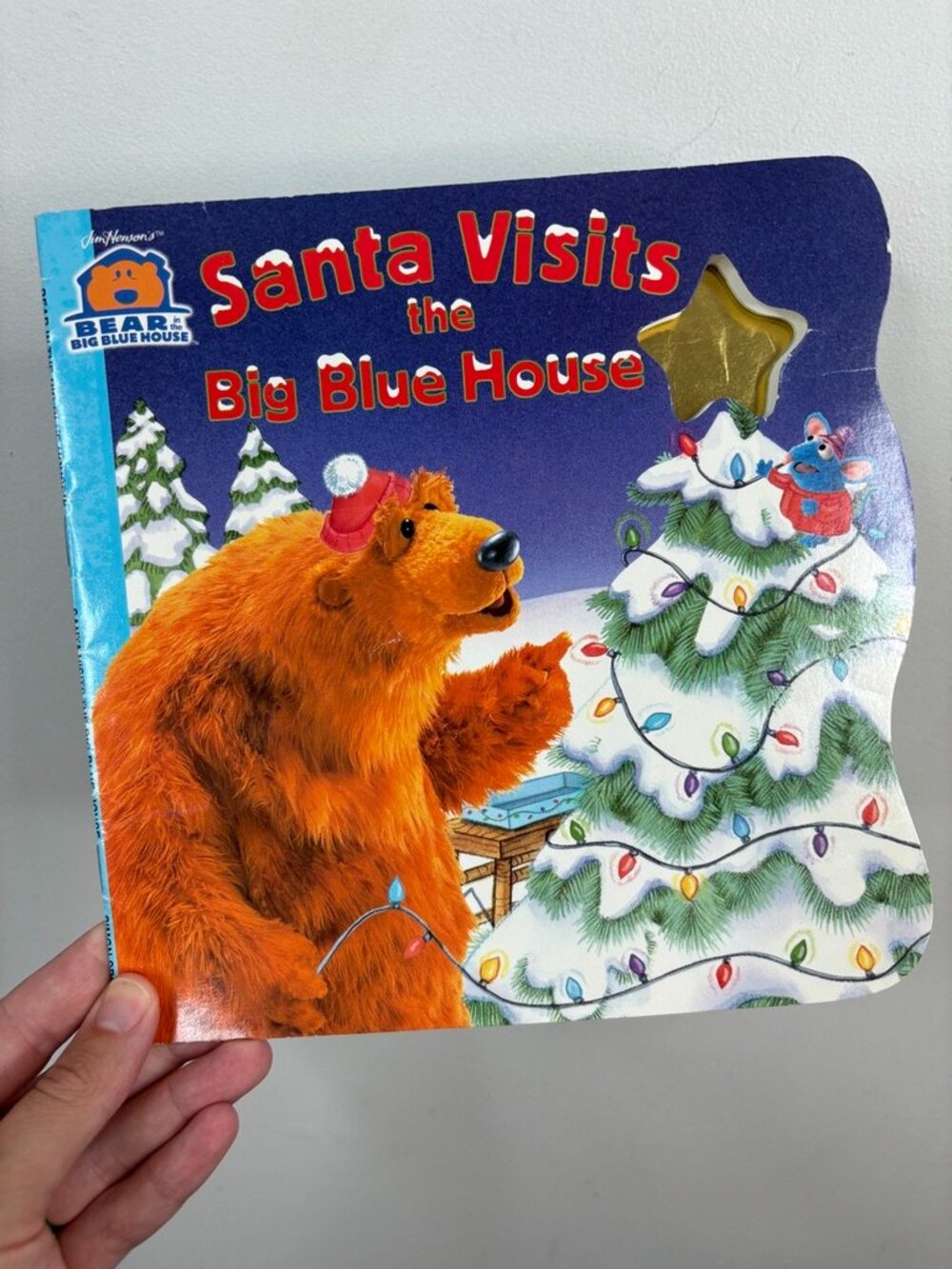 Bear in the Big Blue House Santa Visits the Big Blue House Book 2001 RARE